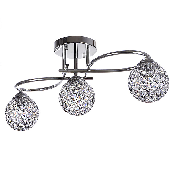 Infinity globe ceiling light