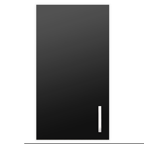 Black Solid Cabinet