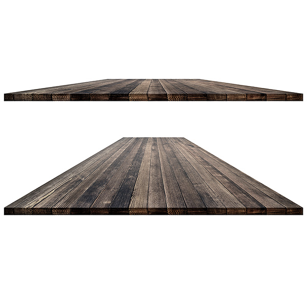 Dark Brown Wood-grained Countertop