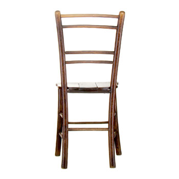 Rustic Wood Chair Angle 4